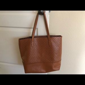 J Crew Perforated Downing Tote